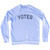 Yotes Adult Tri-Blend Sweatshirt - White