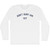 Don't Bury Him Yet Adult Cotton Long Sleeve T-shirt - White