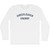 Cheerleader Energy Adult Cotton Long Sleeve T-shirt - White