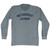 Retirement League Adult Tri-Blend Long Sleeve T-shirt - Athletic Grey