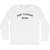 Point Pleasant Beach Adult Cotton Long Sleeve T-shirt - White