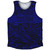 Vapor Design Custom Finish Line Athletic Tank Top - Royal Blue and Navy Blue