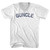 GUNCLE Adult Cotton V-neck T-shirt - White