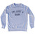 I'm Just A Baby Adult Tri-Blend Sweatshirt - Grey Heather