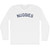 Nuggies Adult Cotton Long Sleeve T-shirt - White