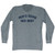 Mom's Doing Her Best Adult Tri-Blend Long Sleeve T-shirt - Athletic Grey