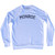 MONROE Adult Tri-Blend Sweatshirt - White