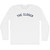 The Closer Adult Cotton Long Sleeve T-shirt - White