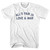 All's Fair In Love And War Adult Cotton T-shirt - White