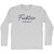 F*cktose Intolerant Adult Cotton Long Sleeve T-shirt - Grey Heather