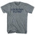 Courtesy Flush! Rage Font Womens Tri-Blend Junior Cut T-Shirt - Athletic Grey