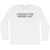 I Seized The Wrong Day Rage Font Adult Cotton Long Sleeve T-shirt - White