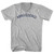 Arrivederci Adult Cotton V-neck T-shirt - Grey Heather