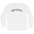 Arrivederci Adult Cotton Long Sleeve T-shirt - White