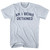 Am I Being Detained Adult Tri-Blend T-shirt - Athletic White