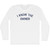 I Know The Owner Adult Cotton Long Sleeve T-shirt - White