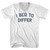 I Beg To Differ Adult Cotton V-neck T-shirt - White