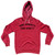 More Spaghetti Less Upsetti Cotton-Poly Blend Hoodie - Red