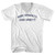 More Spaghetti Less Upsetti Adult Cotton V-neck T-shirt - White