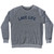 Lake Life Adult Tri-Blend Sweatshirt - Athletic Grey