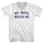 My Wife Beats Me Adult Cotton V-neck T-shirt - White