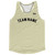Custom Arched With Black Text Running Racerback Singlet - Vegas Gold