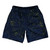 Splatter Soccer Shorts Made In USA - Blue Navy and Yellow Bright
