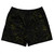 Splatter Rugby Shorts Made In USA - Black and Yellow