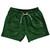 Splatter 5" Swim Shorts Made in USA - Green Hunter and White
