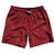 Splatter Swim Shorts 7" Made in USA - Red Cardinal and White
