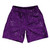 Splatter Soccer Shorts Made In USA - Purple Medium and White