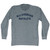 All-American Mathlete Adult Tri-Blend Long Sleeve T-shirt - Athletic Grey