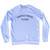 Chopped Cheese Please Adult Tri-Blend Sweatshirt - White