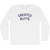 Crested Butte Adult Cotton Long Sleeve T-shirt - White