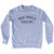 New World English Adult Tri-Blend Sweatshirt - Grey Heather