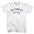 No Problem At All Adult Cotton T-shirt - White