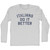 Italians Do It Better Adult Cotton Long Sleeve T-shirt - Grey Heather