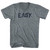 Easy Tri-Blend V-neck Womens Junior Cut T-shirt - Athletic Grey