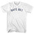 Safe Bet Womens Cotton Junior Cut T-Shirt - White