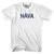 NAVA Womens Cotton Junior Cut T-Shirt - White