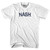 NASH Womens Cotton Junior Cut T-Shirt - White