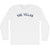 The Villas Adult Cotton Long Sleeve T-shirt - White