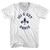 ICI C'est Paris Fleur De Lis Soccer Adult Tri-Blend V-neck T-shirt - White