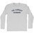 The Current Husband Adult Cotton Long Sleeve T-shirt - Grey Heather