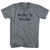 Woke Is Broke Rage Font Tri-Blend V-neck Womens Junior Cut T-shirt - Athletic Grey