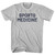 Sports Medicine Adult Cotton T-shirt - Cool Grey