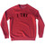 I Try Adult Tri-Blend Sweatshirt Red Heather