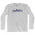 HARVEY Adult Cotton Long Sleeve T-shirt - Grey Heather