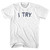 I Try Youth Cotton T-shirt White