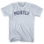 Mostly Adult Tri-Blend T-shirt Athletic White